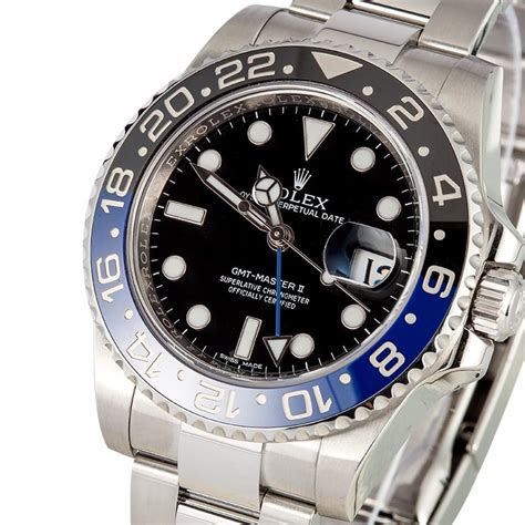 buy a rolex batman bezel|rolex gmt master 2 batman.